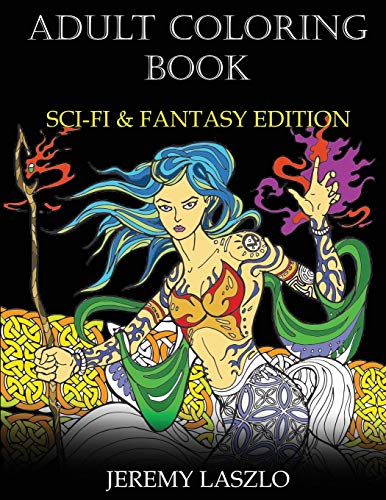 Imagen de archivo de Adult Coloring Book: Sci-Fi and Fantasy Edition a la venta por THE SAINT BOOKSTORE