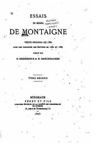 9781532960741: Essais de Michel de Montaigne