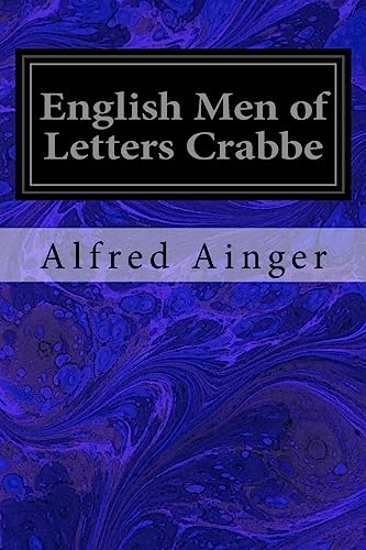 Stock image for English Men of Letters Crabbe for sale by Lucky's Textbooks
