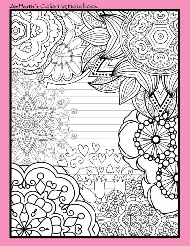 Beispielbild fr Coloring Notebook (pink): Therapeutic notebook for writing, journaling, and note-taking with designs for inner peace, calm, and focus (100 pages, . relaxation and stress-relief while writing.) zum Verkauf von ThriftBooks-Atlanta