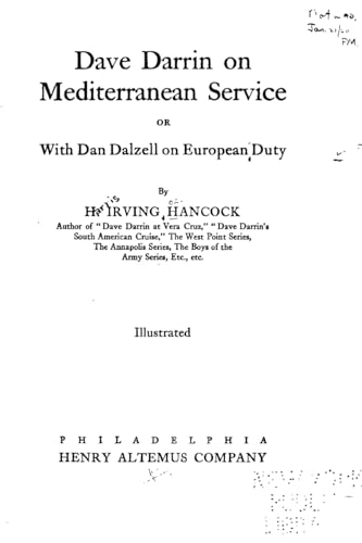 Stock image for Dave Darrin on Mediterranean Service, Or, with Dan Dalzell on European Duty for sale by THE SAINT BOOKSTORE