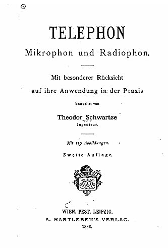 Stock image for Telephon, Mikrophon und radiophon (German Edition) for sale by Lucky's Textbooks