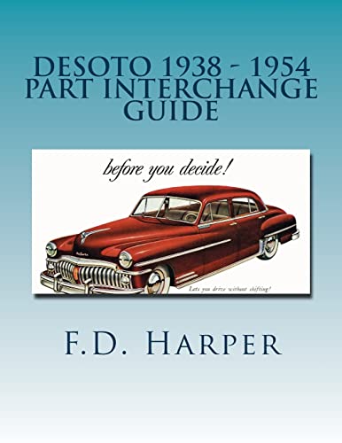 Beispielbild fr Desoto 1938 - 1954 Part Interchange Guide zum Verkauf von Lucky's Textbooks