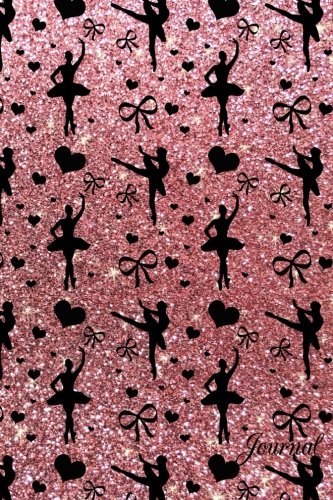 Stock image for Journal: Faux pastel pink glitter hearts bows ballerinas notebook for sale by Revaluation Books