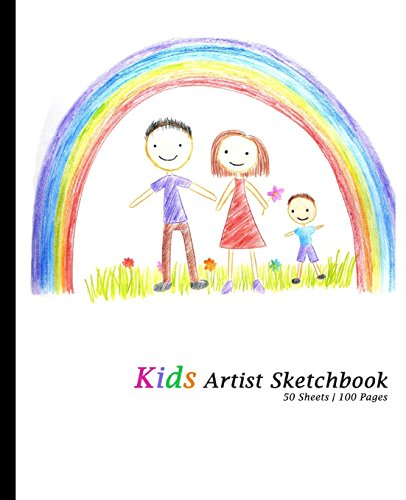 Imagen de archivo de Kids Artist Sketchbook: Happy Family, Sketchpad / Drawing Book by Kids / Young Artists *7.5 x 9.25, * Paperback ] (Sketchbooks & Sketch Pads), 50 . and Writing, Perfect gift for a young artist [Soft Cover ] a la venta por booksXpress