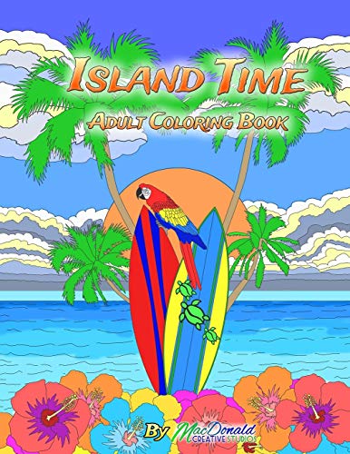 Stock image for Island Time Adult Coloring Book for sale by Lucky's Textbooks