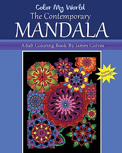 Beispielbild fr Color My World The Contemporary Mandala: Adult Coloring Book [Soft Cover ] zum Verkauf von booksXpress