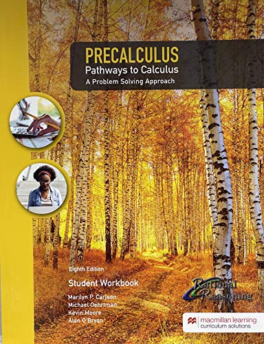 Imagen de archivo de Precalculus: Pathways to Calculus, A Problem Solving Approach a la venta por Goodwill Books