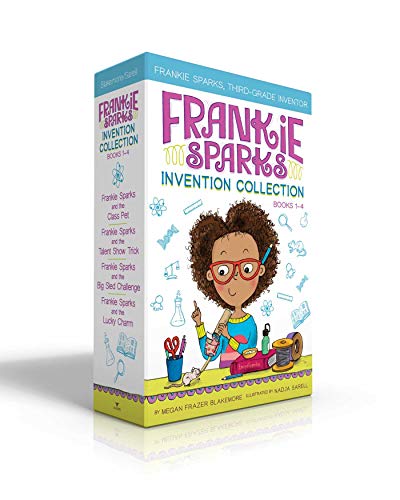Stock image for Frankie Sparks Invention Collection Books 1-4 (Boxed Set): Frankie Sparks and the Class Pet; Frankie Sparks and the Talent Show Trick; Frankie Sparks . Charm (Frankie Sparks, Third-Grade Inventor) for sale by HPB-Ruby