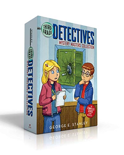 Stock image for Third-Grade Detectives Mystery Masters Collection (Boxed Set): The Clue of the Left-Handed Envelope; The Puzzle of the Pretty Pink Handkerchief; The . Green Skin; The Case of the Dirty Clue; etc. for sale by SecondSale