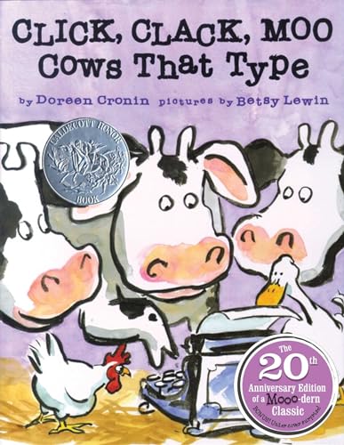 Stock image for Click, Clack, Moo 20th Anniversary Edition: Cows That Type (A Click Clack Book) for sale by BooksRun