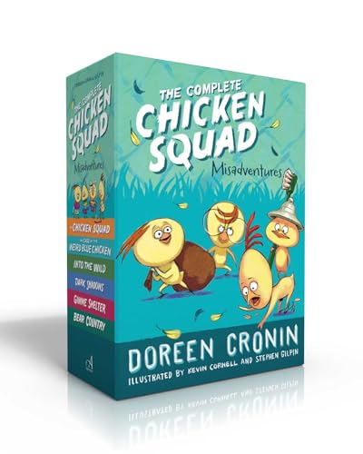 Stock image for The Complete Chicken Squad Misadventures (Boxed Set): The Chicken Squad; The Case of the Weird Blue Chicken; Into the Wild; Dark Shadows; Gimme Shelter; Bear Country for sale by Goodwill of Colorado