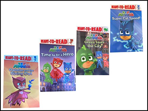 Beispielbild fr PJ Masks Ready-to-Read Value Pack (4 Books): Gekko Saves the City, Time to be a Hero, Owlette and the Giving Owl, and Super Cat Speed! zum Verkauf von Austin Goodwill 1101