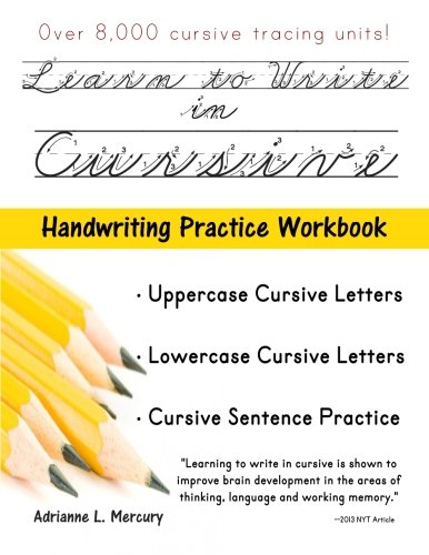 Imagen de archivo de Learn To Write In Cursive: Over 8,000 Cursive Tracing Units a la venta por Wonder Book