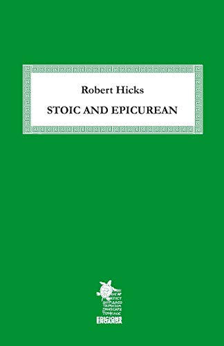 Stock image for Stoic and Epicurean for sale by Revaluation Books