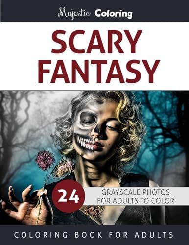 Stock image for Scary Fantasy: Grayscale Coloring for Adults for sale by Save With Sam