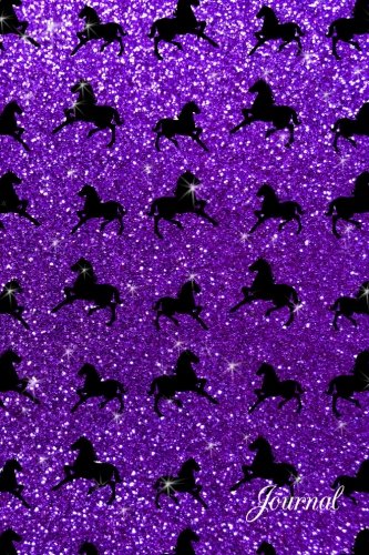 Stock image for Journal: Faux purple glitter horse notebook for sale by Revaluation Books