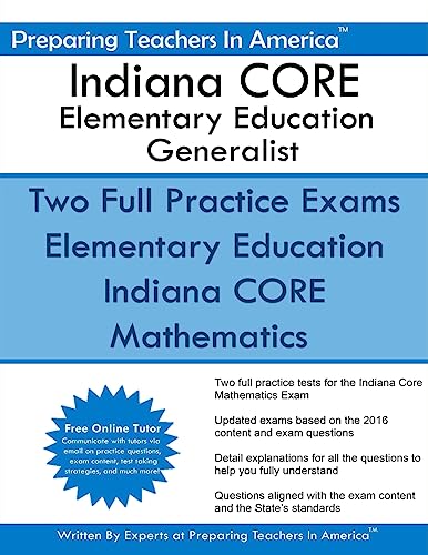 Stock image for Indiana CORE Elementary Education Generalist: Mathematics Subtest 061 for sale by Big River Books