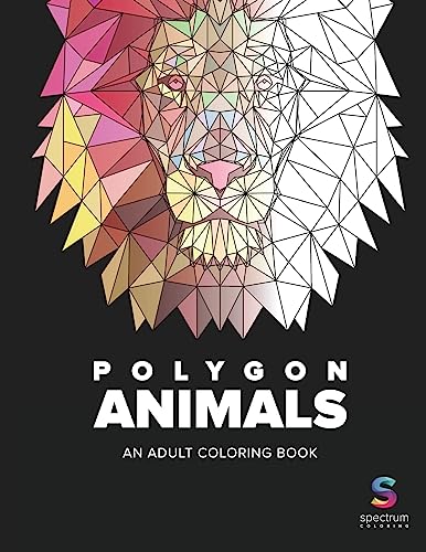 9781534802940: Polygon Animals: An Adult Coloring Book