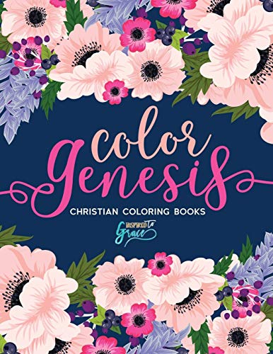 Beispielbild fr Color Genesis - Inspired to Grace : Christian Coloring Books zum Verkauf von Better World Books