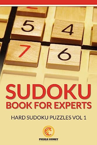 9781534868441: Sudoku Book for Experts: Hard Sudoku Puzzles Vol 1