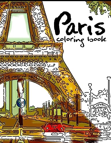 9781534897861: Paris coloring book: Stress Relieving Patterns