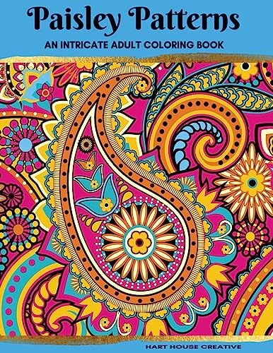 Beispielbild fr Paisley Patterns Coloring Book: An Intricate Adult Coloring Book [Soft Cover ] zum Verkauf von booksXpress