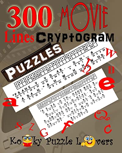 Beispielbild fr Cryptograms - Movie Lines, Volume 3, 300 Puzzles zum Verkauf von Goodwill Books