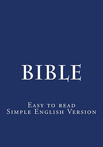 Imagen de archivo de Bible: Easy to read - Simple English Version a la venta por PlumCircle