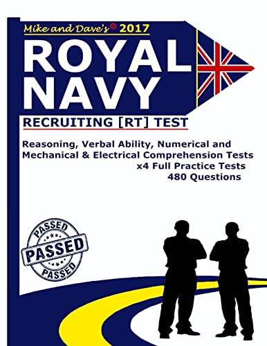 9781535323482: Royal Navy Recruiting [RT] Test: Reasoning, Verbal Ability, Numerical, Mechanical and Electrical Comprehension Tests