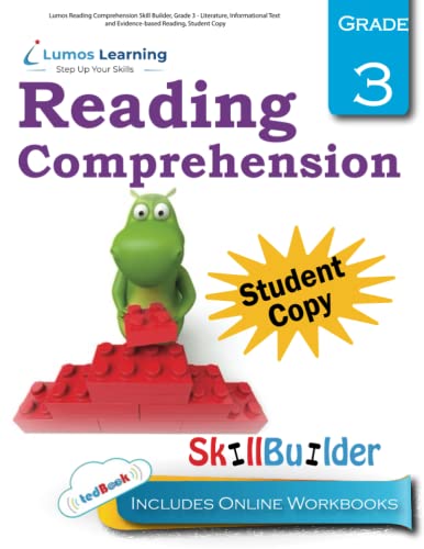 9781535430241: Lumos Reading Comprehension Skill Builder, Grade 3 - Literature, Informational Text and Evidence-based Reading, Student Copy: Plus Online Activities, Videos and Apps