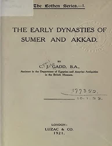 Beispielbild fr The Early Dynasties of Sumer and Akkad zum Verkauf von Russell Books