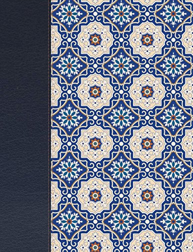 Beispielbild fr Rvr 1960 Biblia de Apuntes, Piel Fabricada Y Mosaico Crema Y Azul zum Verkauf von Russell Books