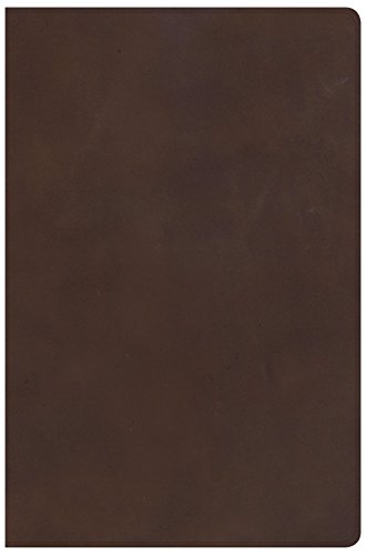 9781535905510: Holy Bible: King James Version, Brown Genuine Leather, Super Giant Print Reference