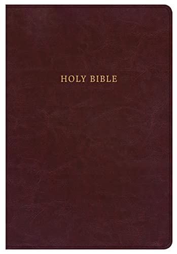 9781535905558: Holy Bible: King James Version Super Giant Print Reference Bible, Classic Burgundy Leathertouch
