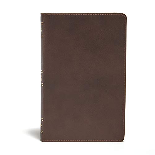 9781535905572: KJV Ultrathin Reference Bible, Brown Genuine Leather
