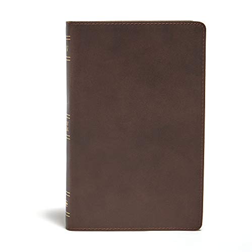 9781535905589: KJV Ultrathin Reference Bible, Brown Genuine Leather, Indexed