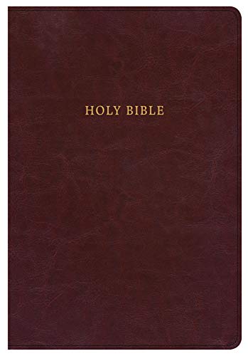 9781535905626: NKJV Super Giant Print Reference Bible, Classic Burgundy LeatherTouch, Indexed