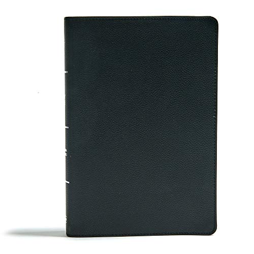 9781535905824: CSB Super Giant Print Reference Bible, Black Genuine Leather