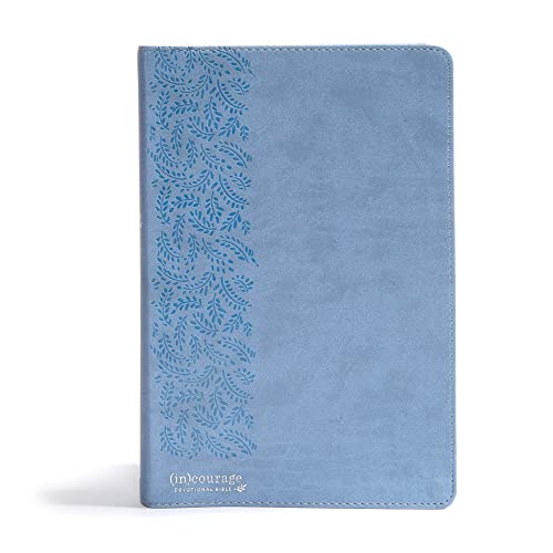 Stock image for CSB (In)Courage Devotional Bible, Blue Leathertouch Indexed for sale by ThriftBooks-Atlanta