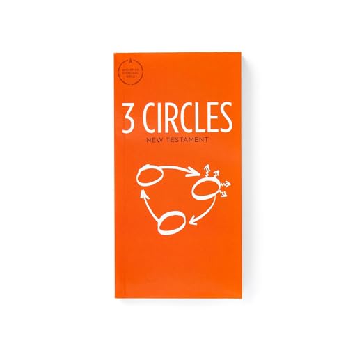 Stock image for CSB 3 Circles Evangelism New Testament, Red Letter, Gospel Presentation, Outreach, Common Questions, Easy-to-Read Bible Serif Type for sale by Gulf Coast Books