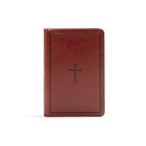 9781535935722: KJV Large Print Compact Reference Bible, Brown LeatherTouch