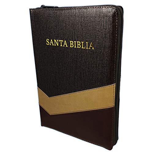 9781535940542: Biblia Letra Gigante Con Cierre Indice Y Referencias Reina Valera 1960 Imitacion Piel Marron Tostado