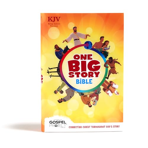Stock image for KJV One Big Story Bible, Hardcover, Pure Cambridge Text, Presentation Page, Study Helps, Christ Connections, Memory Verses, Full-Color Maps, Easy-to-Read Bible MCM Type for sale by Red's Corner LLC
