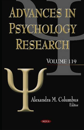 9781536103922: Advances in Psychology Research. Volume 119: Volume 119