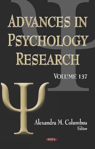 Beispielbild fr Advances in Psychology Research: Volume 137 zum Verkauf von Buchpark