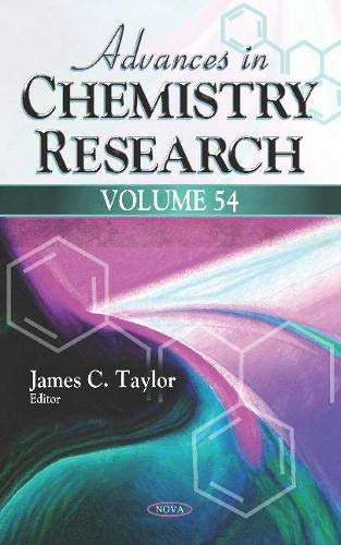 Beispielbild fr Advances in Chemistry Research: Volume 54 zum Verkauf von Buchpark