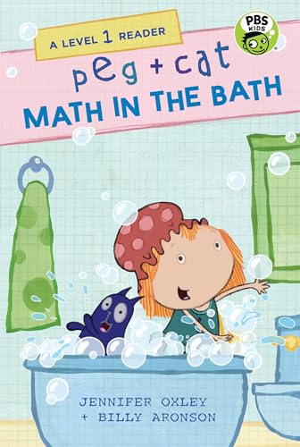 Stock image for Peg + Cat: Math in the Bath: A Level 1 Reader for sale by BombBooks