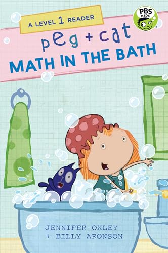 Imagen de archivo de Peg + Cat: Math in the Bath: A Level 1 Reader a la venta por Goodwill Books