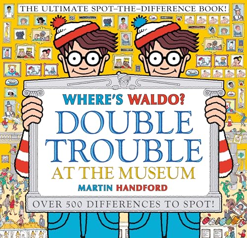 Imagen de archivo de Where's Waldo? Double Trouble at the Museum: The Ultimate Spot-the-Difference Book! a la venta por Jenson Books Inc